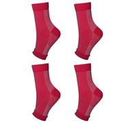 4Pcs Neuropathy Socks Ankle Brace Socks And Compression Socks For Relief Plantar For Women Men