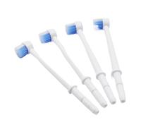 4pcs New Oral Hygiene Accessories Nozzles Brush Tip, Compatible with Waterpik WP-100 WP-450 WP-250 WP-300 WP-660 WP-900 Brush Flosser Head