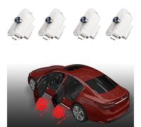 4PCS No Fade Car Door Light Logo Compatible with Infiniti, RCBDCYGJ Ultra-Bright Projector Lights for Partial QX50/56/60/70/80, Q50/60/70, G25/37, M25/35/37, FX37/50, EX25/35/37 (Red)