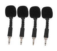 4pcs Noise Canceling Line Microphone Portable Recording Mic for Singing Live Streaming Mobile and Computer Use Easy Omnidirectional Sound Pickup Threaded