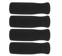 4pcs Non Slip Crutch Handle Covers for 25mm Walking Sticks | Nbr Padding, Textured Surface and Soft Inner Layer, Black Finish for Seniors and Post Surgery Use