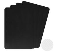 4pcs Non Slip Self Adhesive Furniture Pad Enhanced Cuttable Anti Scratch Floor Protector Ultra-Thin Strong Adhesive Rubber Grip Tape Waterproof Soundproof Anti Vibration Pad for Safer Handle & Surface