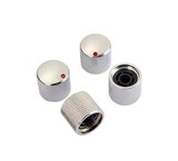 4Pcs Nonslip Guitar Potentiometer Control Knobs Replacement Volumes Tone Dome Top For Electric & Bass Part Volumes Tone Control