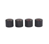 4Pcs Nonslip Guitar Potentiometer Control Knobs Replacement Volumes Tone Dome Top Knobs For Electric Guitar & Bass Part