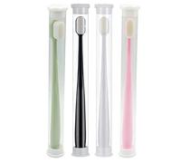 4PCS Nordic-Inspired Premium Nano Toothbrush, Adult Extra Soft Toothbrush with 20000 Soft Bristles, Micro Nano Manual Toothbrushes for Protect Sensitive Gums and Teeth