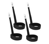 4PCS Nylon Adjustable Ski Glove Leashs, Elastic Wrist Leashs Straps with Hook for Hanging Gloves, Universal Sport Strap for Skiing, Snowboarding & Winter