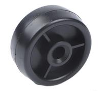 4pcs Nylon Caster Wheels 50x18x8mm for Treadmill Exercise Bike Replacement Rollers Quiet Floor Protection Black Fitness Parts