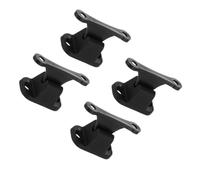 4pcs Nylon T Shaped Door Retaining Catch for Rv and Boat Doors | Black Smooth Finish, Stable Latch Design, for Trailer Doors and Camper Marine Use