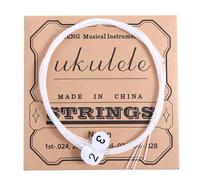 4Pcs Nylon Ukulele Strings Replacement Part Accessory Musical Instruments String Winder For 21/23 / 26-inch Ukuleles