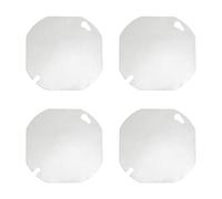 4pcs Octagons Metal Electrical Box Covers Sturdy Galvanized Steel Designs Ideal For Electricians And Craft Enthusiasts Rustproof Electrical Box