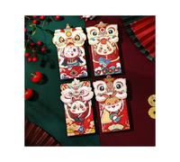 (4pcs) Of 4pcs Year The Rabbit Mascot Red Packet Money Pouch Lucky Gift Bag Kid