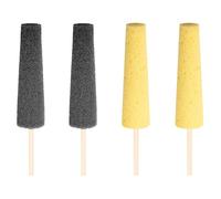 4PCS of Body Sponge Bath Practical Products, Long - handled Sponge Brush Body Makeup Brush, Say Goodbye to the Bent Long Handled, Can Apply Back Cream, Dry, etc.