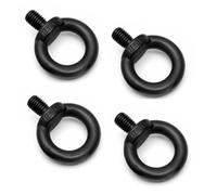 4pcs of M8 Matte Black Eye bolt 316 A4 stainless steel marine grade male thread eyebolt (M8)