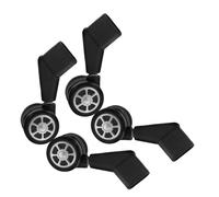 4pcs Office Chair Replacement Casters Swivel Roller Wheels with Stem Connector for Smooth Movement on Hardwood Floors & Carpet Easy Install Wheel Set