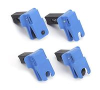 4PCS Oil Pipe Clamp Vertical Multiple Size Car Repair Maintenance Brake Nozzle Clip Accessory Tool Auto Hose Clip