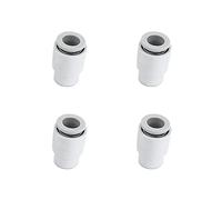 4Pcs One-Touch Fitting, 8mm Professional Push Fit Female End Cap for Air Pipe Water