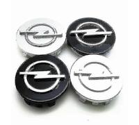 4pcs Opel 56mm 59mm 60mm 64mm 68mm Car Wheel Center Hub Caps Black Silver Rims Covers Auto Logo Badge Emblem Parts Accessories-Good 2025 4pcs 59mm ...