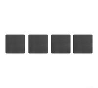 4pcs or 6pcs Shock Absorbing Mat Pads for Treadmill and Exercise Bike For Home Gym Floors with Slip Resistant Silicone Protection (4pcs)