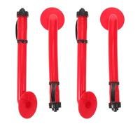 4pcs Orange Tpu One Way Inflation Tube for Life Jackets and Buoys | Leakproof Portable Design, Fast Activation for Water Use, Saltwater Ready, Replacement Hose for Safety Flotation