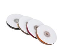 4Pcs Organza Satin Ribbon,72.2ft Waterproof Chiffon Polyester Decorative Ribbon 0.35in Width Fade Resistant Colors Bouquet Ribbon for Gift Wrapping Packing