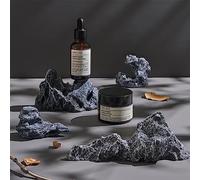 4PCS Original Design Product Photography Background Props Waterproof Hard Emulate Landscaping Rock Props for Photoshoot (Black)