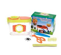 4PCS Outdoor Explorer Kit Outdoor Exploration Set Adventure Kit Bug Catcher Set Outdoor Educational Kit Outdoor Adventure Exploration Insect Observation Box, Tweezers, Spherical Insect Catcher (B)