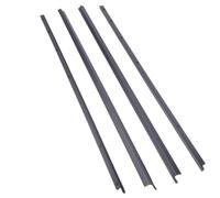 4PCS Outer Inner Windows Rubber Weatherstrip Sealing Strip Belt Moulding Trim for Nissan for Hardbody for Navara D21 2 Doors 1986-1997 Automotive Window Door Seals