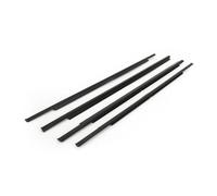 4Pcs Outer Windows Rubber Weatherstrip Compatible for Mitsubishi Outlander 2007-2012 Side Door Moulding Trim Car Sealing Accessories