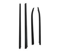 4PCS Outer Windows Rubber Weatherstrip Door Sealing Belt Moulding Trim for Isuzu for D-MAX 4dr 2012-2018
