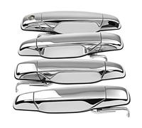 4pcs Outside Exterior Door Handle Front Rear Left Right for GMC for Sierra for Yukon 15915659 22738725 Auto Components Body Fittings(4PCS Chrome)
