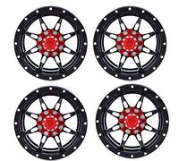4PCS/Pack 1.9inch Durable Aluminium Alloy Wheel Rims Universal for 1/10 RC Crawler (Black)