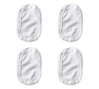 4Pcs/Pack Diaper Extender Toddler Romper Extension Sheet Secure Fastener Adjuster for Baby Clothes Adjustable Bodysuit Extension