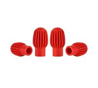 4Pcs/pack Drumstick Caps Silicone Drum Stick Sleeves Stick Head Protective Mute Protector Caps For Drum Exercise