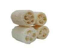 4Pcs/pack Organic Loofahs Loofah Spa Exfoliating Scrubber Natural Luffa Body Wash Sponge Made 4 Inch