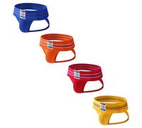 4PCS/PACK Sexy Mens Jock Strap Briefs Mens Athletic Jock Strap Underwear Briefs Athletic Supporter (as8, alpha, x_l, regular, regular, blue+red+orange+y)