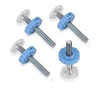 4pcs/pack Steel Core Screw Bolt Nut Staircase Fix Pets Baby Sturdy Gate Install Household Secure Accessory Threaded Spindle Rods For Carlson Pet Gate