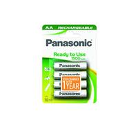 4pcs Panasonic HHR-3MVE AA Rechargeable Batteries Pre-charged & Ready to Use 1900mAh NiMh Battery