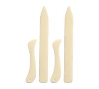4PCS Paper Creaser Set, Curved and Straight Bone Folders, Bone Folder for Paper Folding, Bone-Folder Scoring for Folding Papers Crafting Scrapbooking, Leathercrafts Bookbinding