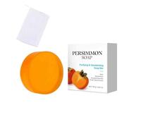 4PCS Persimmon Soap Bar for Body Odor For Men & Women Purifying and Deodorizing Soap for Fresh Skin