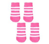 4pcs Pet Anti Slip Cotton Socks for Dogs and Puppies Four Pack