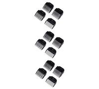 4pcs Pet Hair Clippers Cosmetology Kit Professional Hair Clippers Hair Trimmer Comb Barber Accessories Trimmers Guide Combs Cutting Guides Combs Comb Hairdressing Tool (Blackx3pcs 4pcsx3pcs)