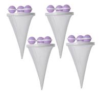 4Pcs Pet Hair Remover for Laundry, Reusable Floating Hair Filtering Mesh Removal, Lint Catcher for Washing Machine Effective Laundry Hair Catcher, Purple Pet Hair Remover Balls for Washing Machine