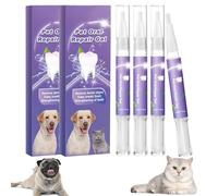 4PCS Pet Oral Repair Gel Pen Set ,3ml Pet Teeth Oral Care Gel,Pet Oral Restoration Gel,Advanced Dog Teeth Cleaning Pen,Dog Cat Breath Freshener,Pet Breath Freshener Gel Care,Eliminate Bad Breath