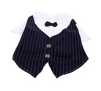 4pcs Pet Suit Cat Wedding Costume Cat Shirt Tuxedo Suit for Dogs Puppy Wedding Shirt Dog Vest Jacket Dresses for Wedding