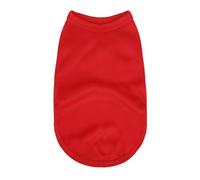 4pcs Pet Summer Pullover Soft T-Shirt for Small and Medium Dogs and Cats(Red,XL)