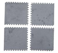 4pcs Pet Warm Spliced Mat for Rats and Ferrets Eva Foam Cotton Velvet | Comfortable Practical Bedding, Breathable Layered Design, Fits Small Animal Habitat Setups