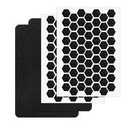 4pcs Phone Grip Tape, Universal Cell Phone Case Grip Stickers Pre-Cut Anti-Slip Decals for Game Controller Laptop Mouse Camera Strong Adhesive & Sweat-Resistant (Black)