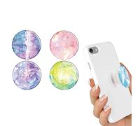 4PCS Phone Ring Holder Grips, Phone Grip with Expanding Kickstand, Phone Grips and Ring Phones Holder, Foldable Stand and Finger Holder, Compatible with Smartphones and Tablets, Ins Style