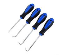 4pcs Pick and Hook Tool Set for Automotive Use, Designed for O For Ring Oil Seal Gasket Removal with Hardened Steel Shafts and Plastic Handles