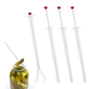 4pcs Pickle Pincher Tool for Jar, Pickle Picker Grabber Claw Stainless Steel Olive Pepper Grabber for Kitchen Food Pickle Cucumber Jar